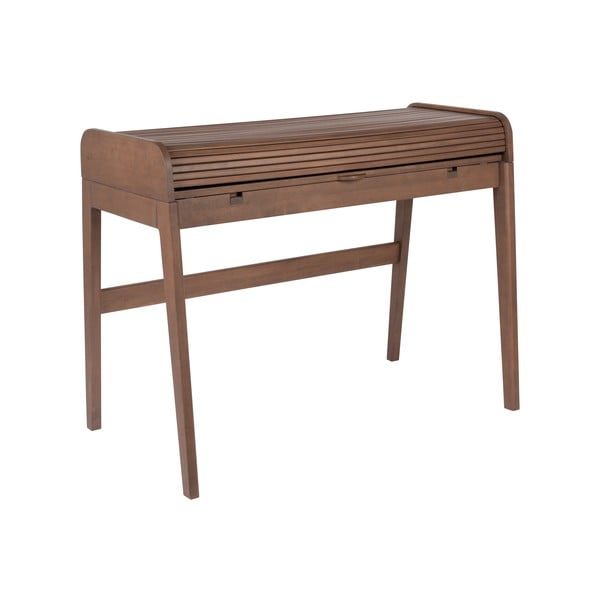 Scrivania marrone con piano estraibile Barbier - Zuiver-image-2