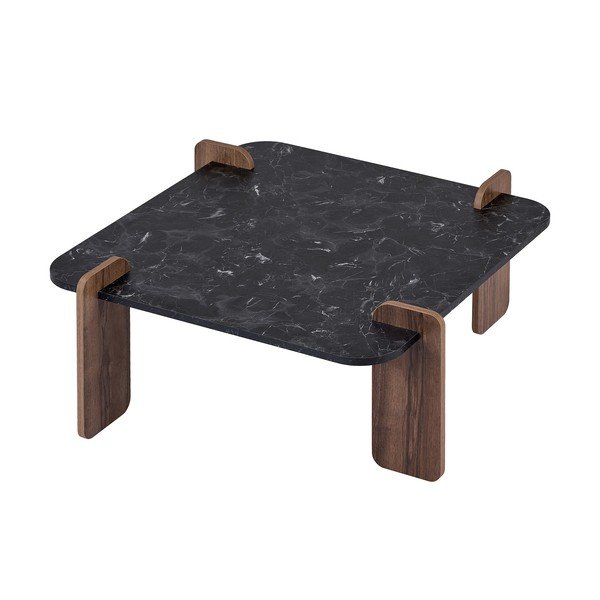 Tavolino da salotto nero 90x90 cm Marais – Nordure-image-3