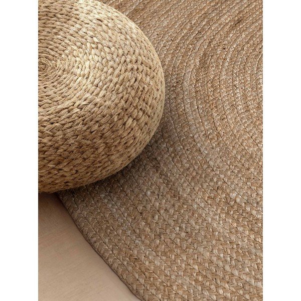 Tappeto colore naturale scuro in iuta reversibile/tessuto a mano 160x230 cm Braided – Hanse Home-image-3