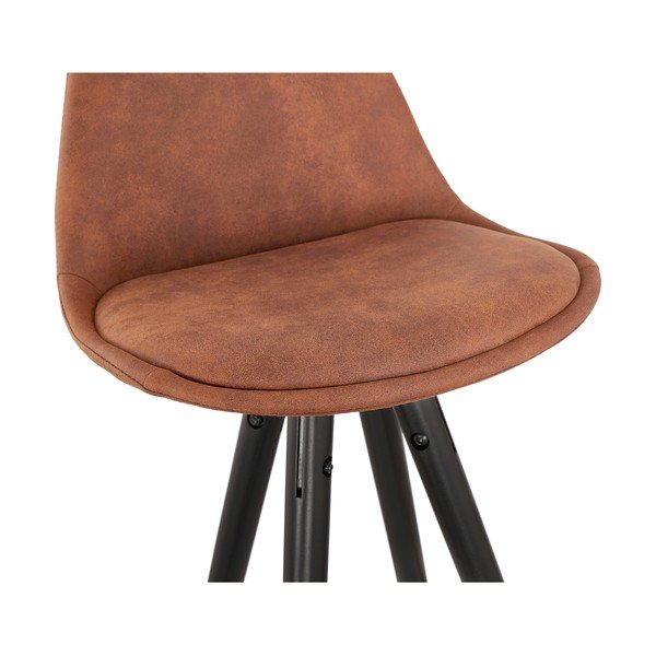 Marrone Mini sgabello da bar, altezza seduta 65 cm Bruce - Kokoon-image-4