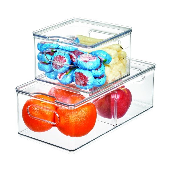 Scatola trasparente con coperchio iDesign The Home Edit, 15,2 x 15,2 cm - iDesign/The Home Edit-image-4