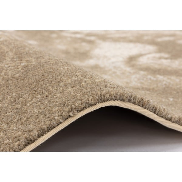 Tappeto in lana beige 200x300 cm Damask - Agnella-image-2