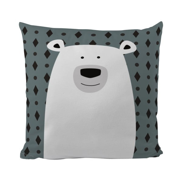 Federa in cotone sateen Fox Polar Bear, 50 x 50 cm - Butter Kings