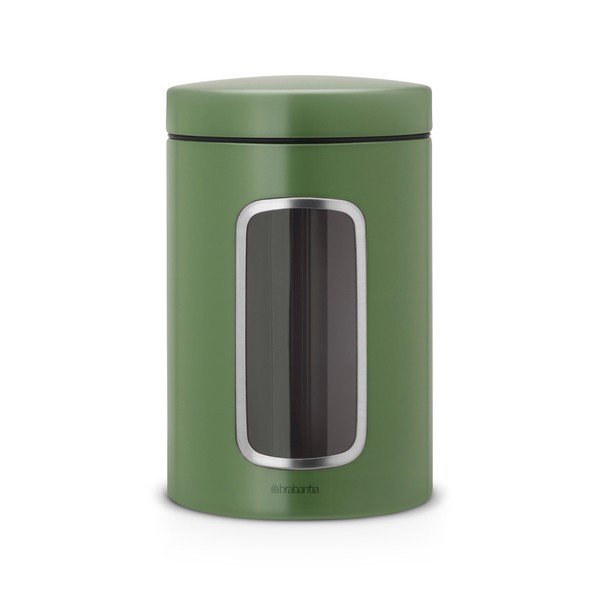 Zelená ocelová dóza Brabantia, 1,4 l