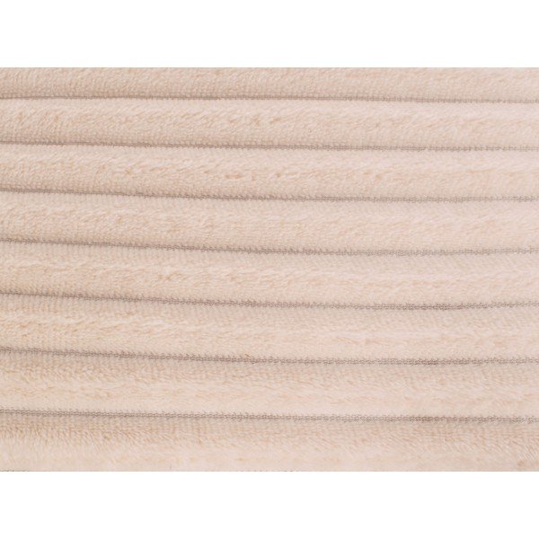 Plaid a coste in velluto crema, 150 x 200 cm Big Ribbed - PT LIVING-image-1