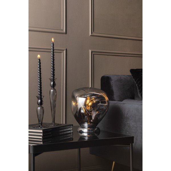 Candeliere in vetro marrone, altezza 17 cm Swirl - PT LIVING-image-1