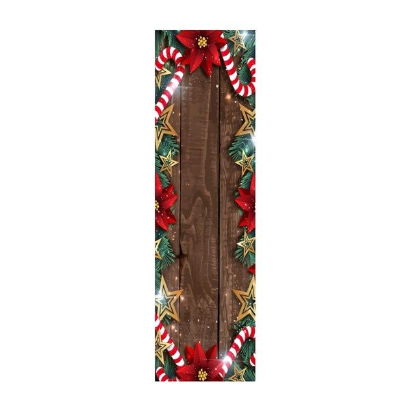 Runner da tavola natalizio Cornice natalizia, 40 x 140 cm - Unknown