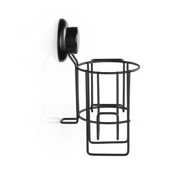 Supporto per asciugacapelli a parete Bestlock nero - Compactor-image-3