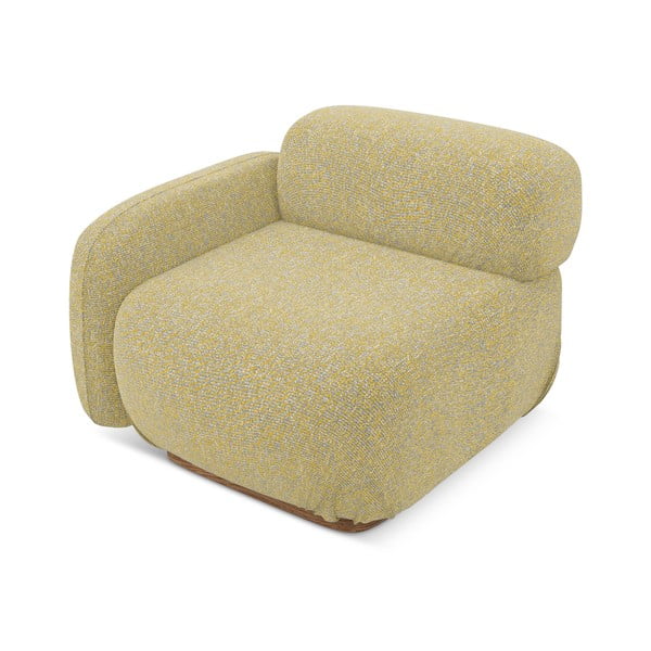 Parte divano componibile giallo (con penisola a sinistra) Ailani – Makamii-image-3