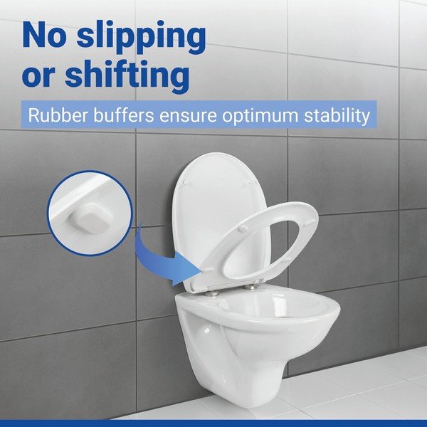 Sedile WC con chiusura Easy-Close (automatica) 36,5 x 45 cm Pula – Wenko-image-4