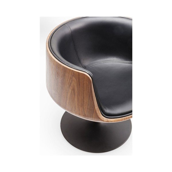 Poltrona marrone-nera Club 54 - Kare Design-image-1