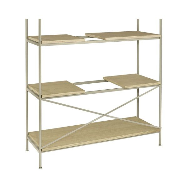 Scaffale di colore naturale con effetto rovere 105x170x40 cm Sukoya – Blomus-image-3