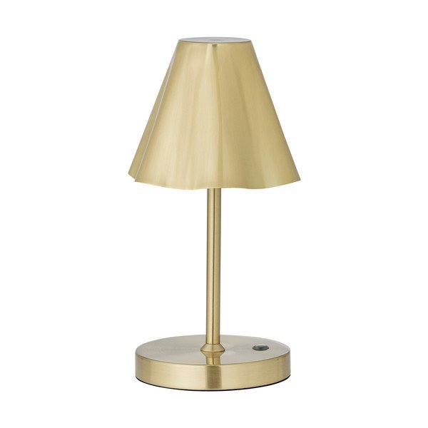Lampada da tavolo LED color ottone con paralume in metallo (altezza totale 28 cm) Lianna – Bloomingville
