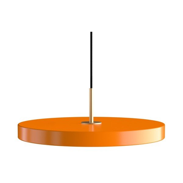 Lampada a sospensione LED arancione con paralume in metallo ø 43 cm Asteria Medium - UMAGE