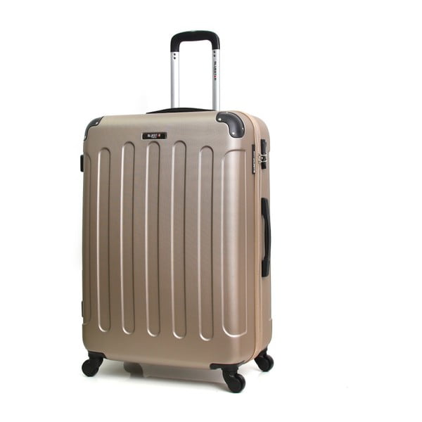 Valigia da viaggio in beige dorato su ruote , 32 l - Bluestar-image-1