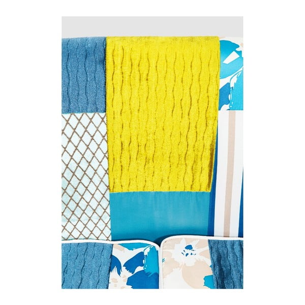 Divano a due posti a righe patchwork - Kare Design-image-3