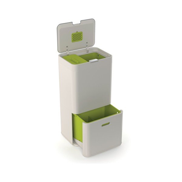 IntelligentWaste Totem crema, 60 l - Joseph Joseph