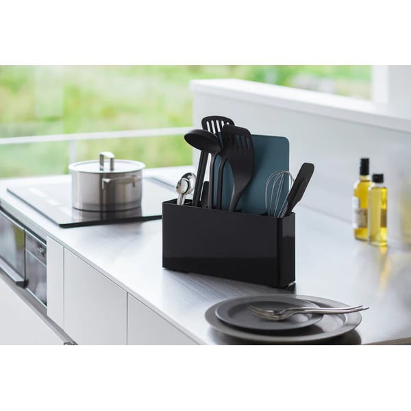 Supporto in metallo per stoviglie da cucina Tower - YAMAZAKI-image-4