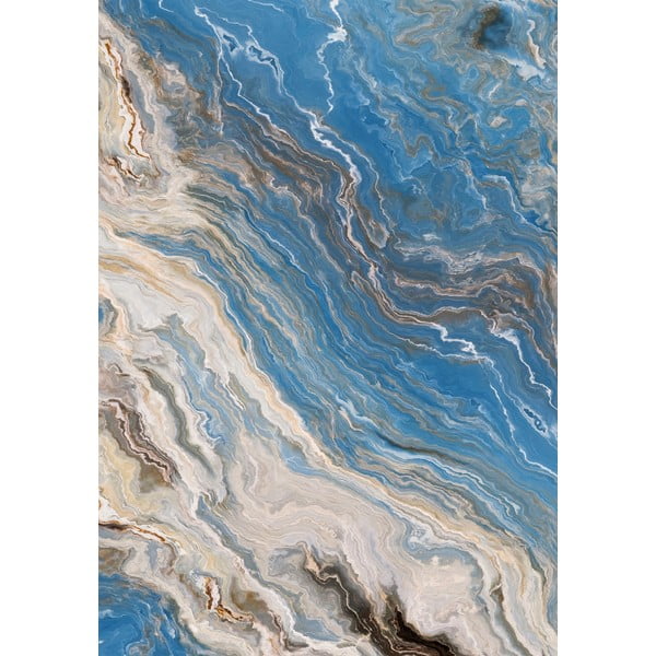 Set di tappetini per il bagno blu 2 pz 60x100 cm – Foutastic-image-2