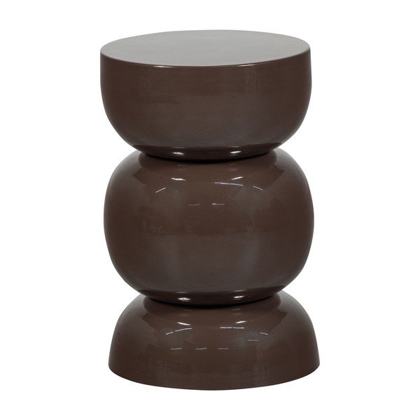 Tavolino rotondo in metallo ø 30 cm Breno – WOOOD