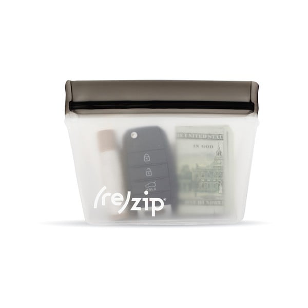 Set di 3 sacchetti per snack Essential grigi - (re)zip-image-3