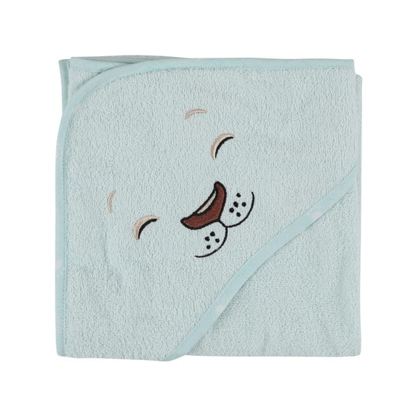 Accappatoio per bambini color menta in cotone 1-2 anni Aslan – Foutastic-image-2