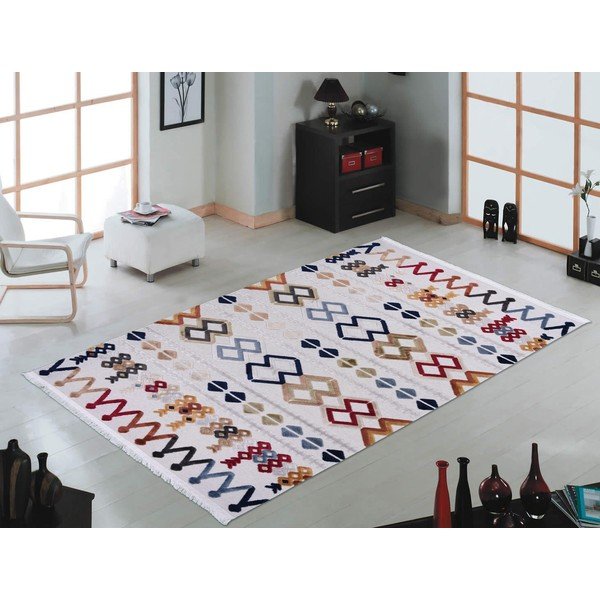 Tappeto beige in misto cotone , 200 x 290 cm Milas - Vitaus-image-2