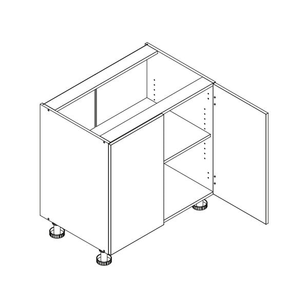 Mobile da cucina inferiore (larghezza 80 cm) Brodie - STOLKAR-image-3
