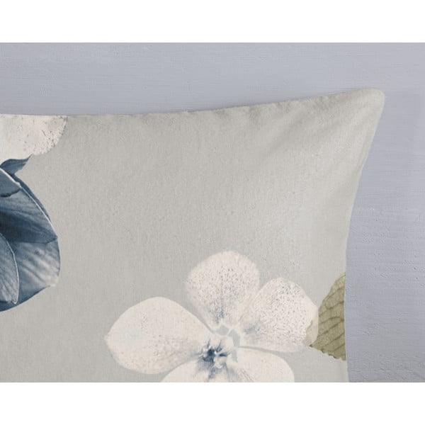 Set lenzuola letto matrimoniale in flanella blu-grigia 200x220 cm Gabin - Good Morning-image-2