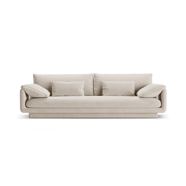 Divano bouclé bianco 250 cm Torino - Micadoni Home