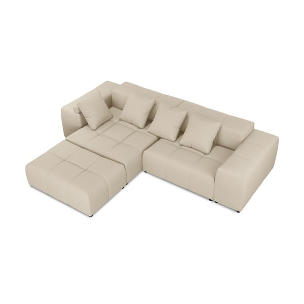 Divano angolare beige (variabile) Rome - Cosmopolitan Design-image-3