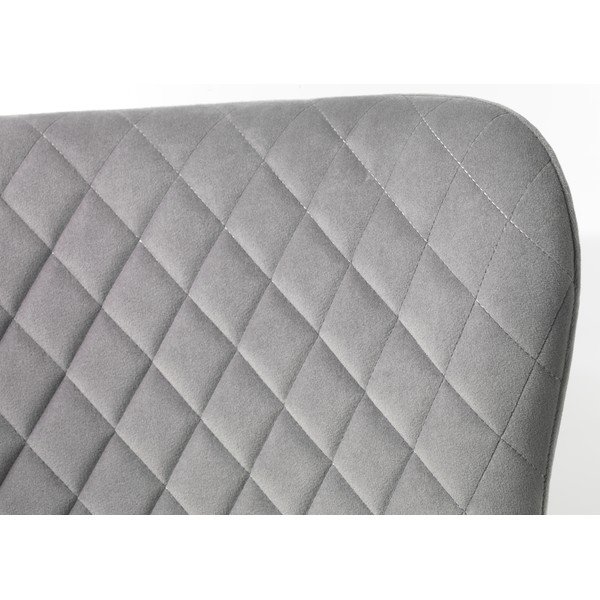 Poltrona in velluto grigio chiaro Ottowa - Unique Furniture-image-1