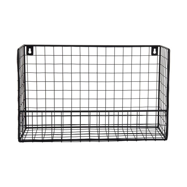 Mensola nera in acciaio 40 cm Reja – PT LIVING