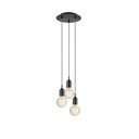 Lampada a sospensione nera 25x25 cm Bronx - Markslöjd
