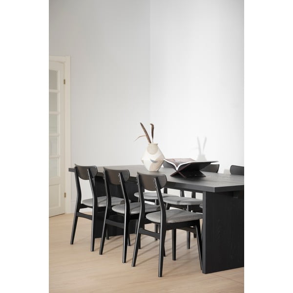 Sedie da pranzo nere in un set di 2 Rodham - Rowico-image-2