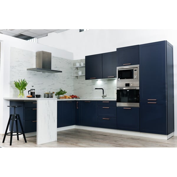 Cucina ad angolo senza piano di lavoro (senza montaggio) 315-230 cm Kai - STOLKAR-image-1