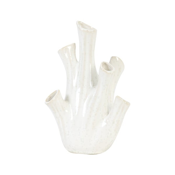 Vaso in ceramica bianca Korali - Light & Living-image-3