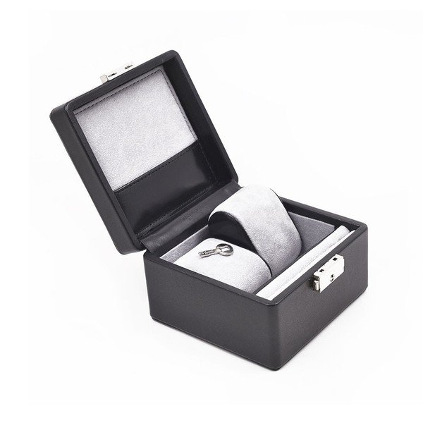 Kožený box na hodinky Ferruccio Laconi Black