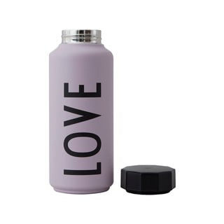Bottiglia termica viola , 500 ml Love - Design Letters
