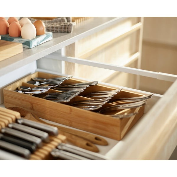 Organizer per cassetto in bambù colore naturale 17,5 x 38 cm DrawerStore - Joseph Joseph-image-4