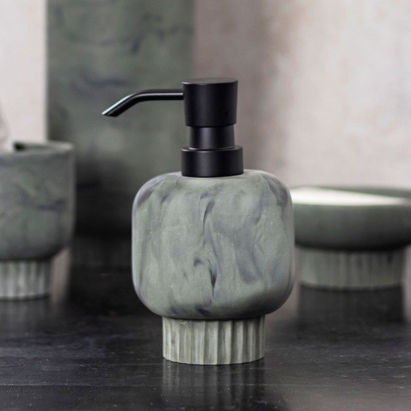 Dispenser di sapone verde in pietra 200 ml Attitude - Mette Ditmer Denmark-image-1