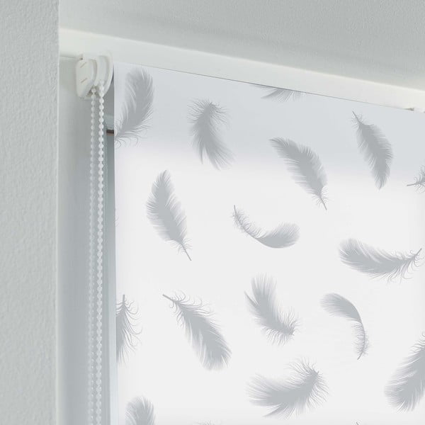 Tenda a pacchetto bianca in tessuto 60x90 cm Envolea – douceur d'intérieur-image-1