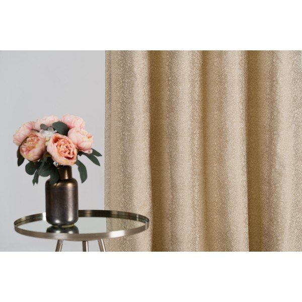 Tenda beige in jacquard 140x260 cm Marciano – Mendola Fabrics-image-3