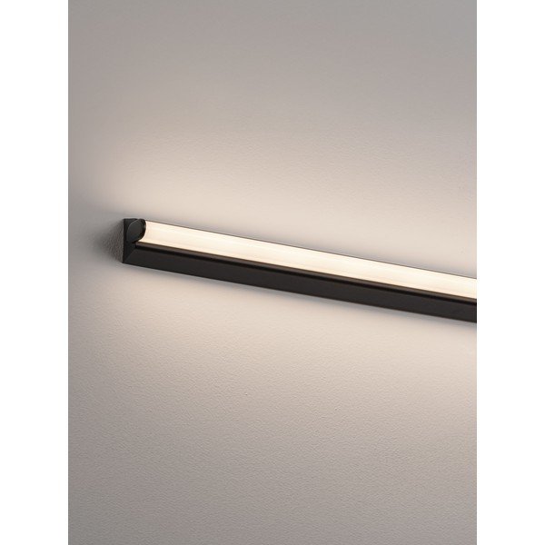Lampada da parete LED nera opaca in alluminio Endo – Nova Luce-image-1