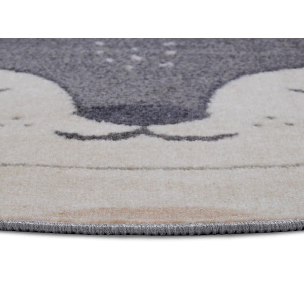 Tappeto grigio per bambini ø 140 cm Fox - Hanse Home-image-1