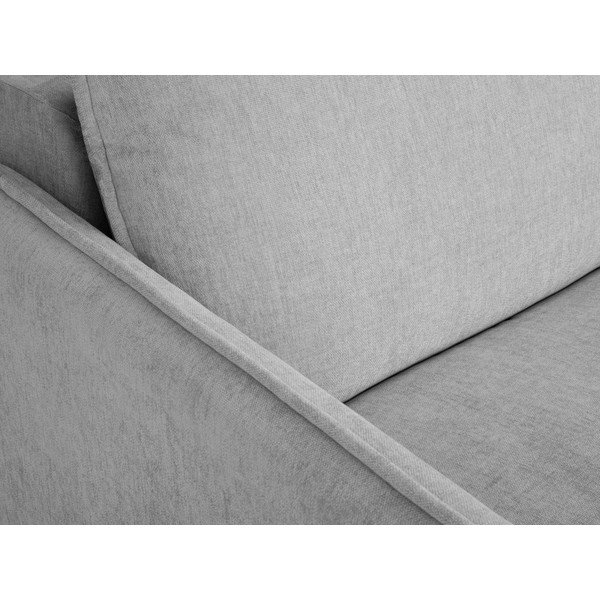 Divano letto grigio chiaro 166 cm Dalida - Micadoni Home-image-1