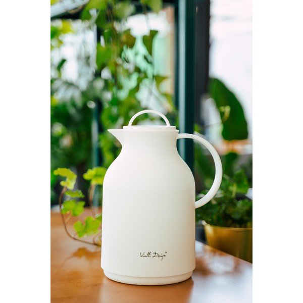 Thermos bianco, 1 l - Vialli Design-image-1