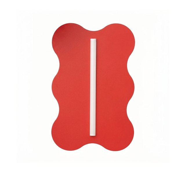 Lampada da parete rossa in metallo KLOVER – Thoro