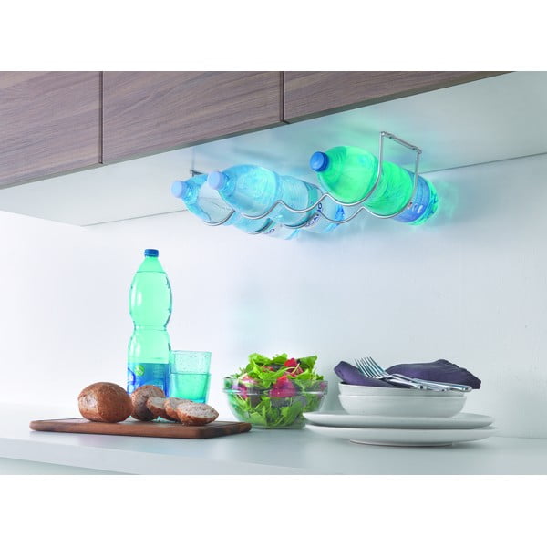 Portabottiglie da parete in metallo per 4 bottiglie My-Bottle - Metaltex-image-1