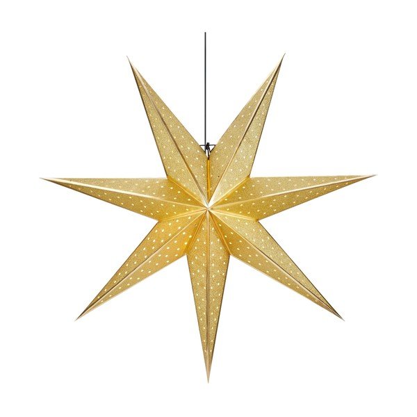 Decorazione natalizia da appendere di colore oro, lunghezza 75 cm Glitter - Markslöjd